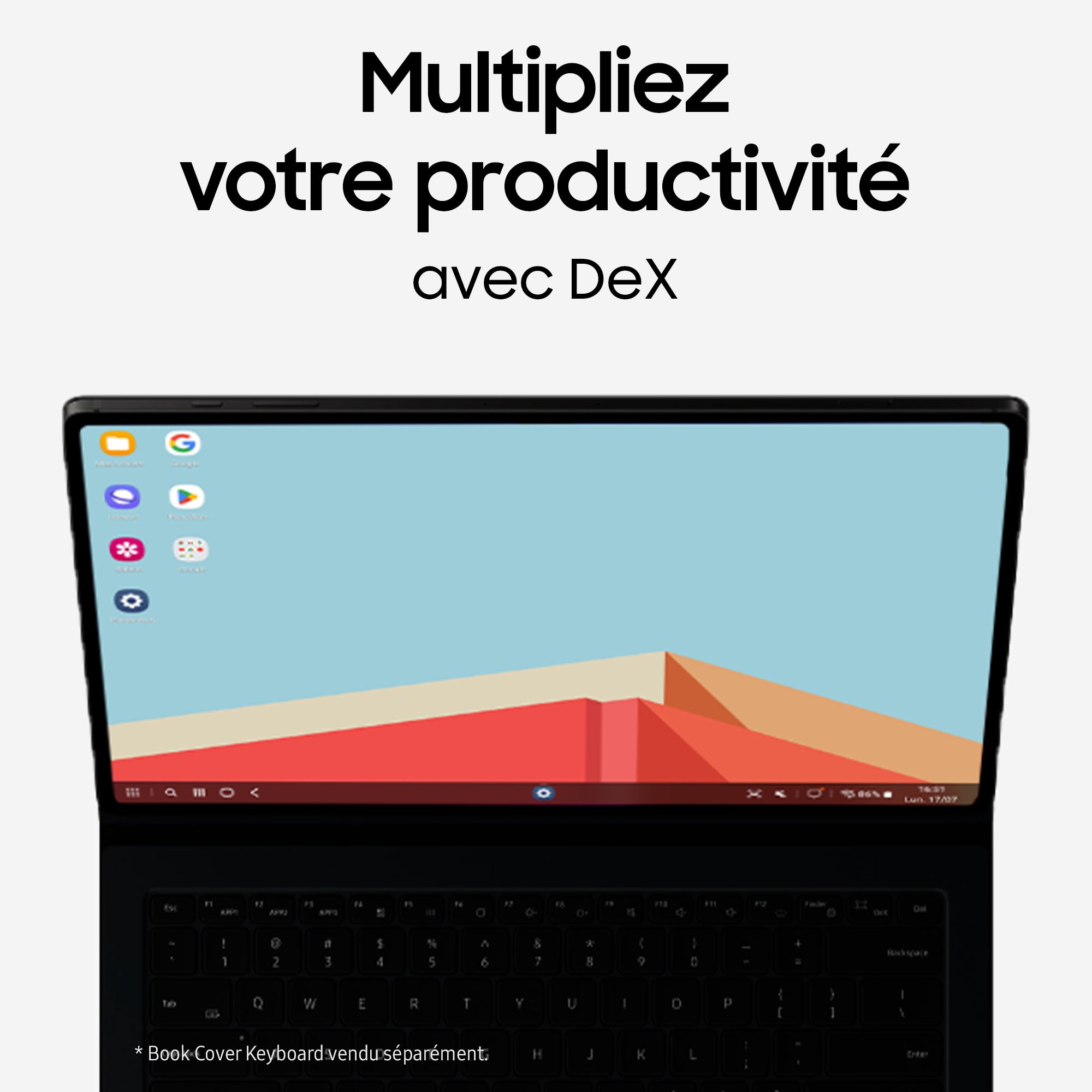 Tablette Samsung Galaxy Tab S9 12 GB RAM 256 GB 11" Gris