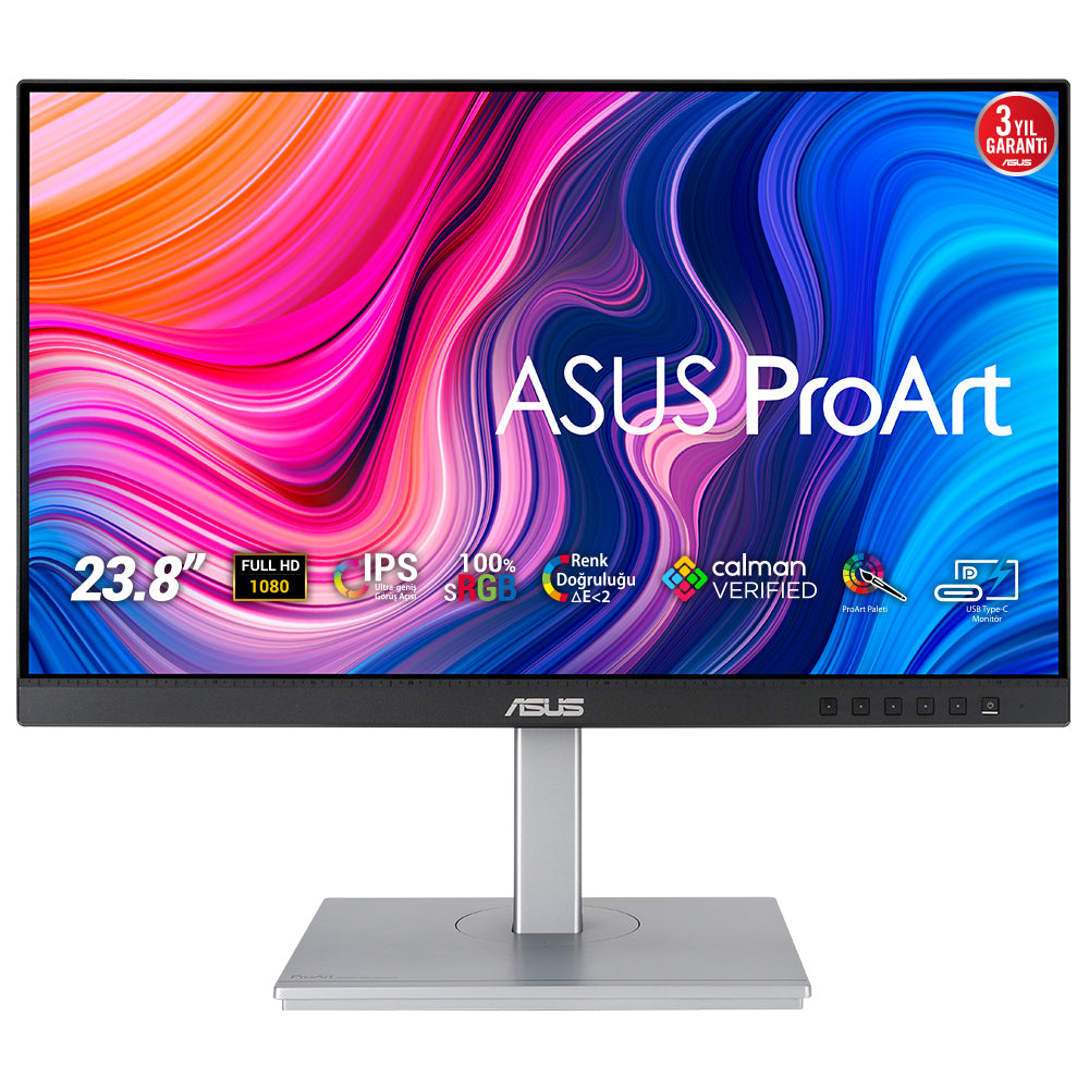 ASUS ProArt Display PA247CV 23.8p IPS WLED FHD 16:9 75Hz 300cd/m2 5ms HDMI 2xDP 4xUSB 3.0 + Type Cx1 2x2W Speaker