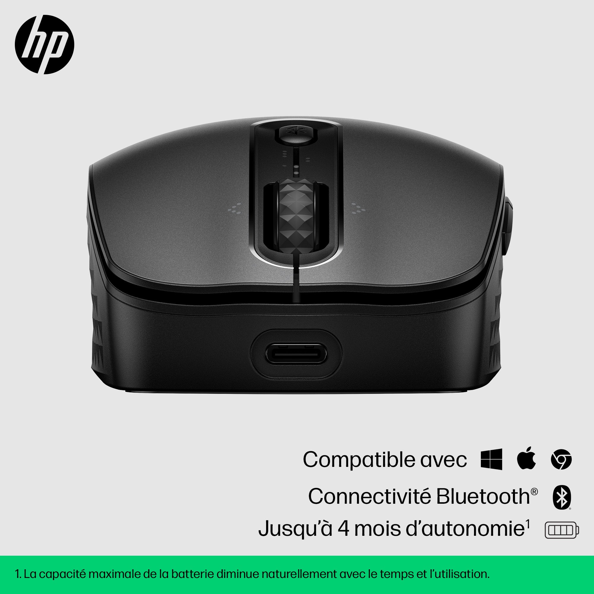 HP 695 Qi-Charging Wireless Mouse