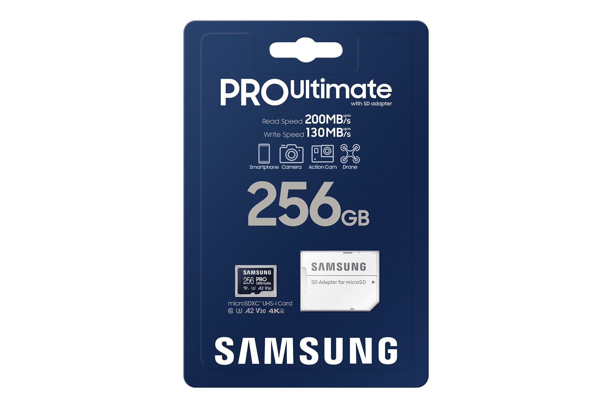 Micro SD PRO Ultimate 256GB+SD Adapter
