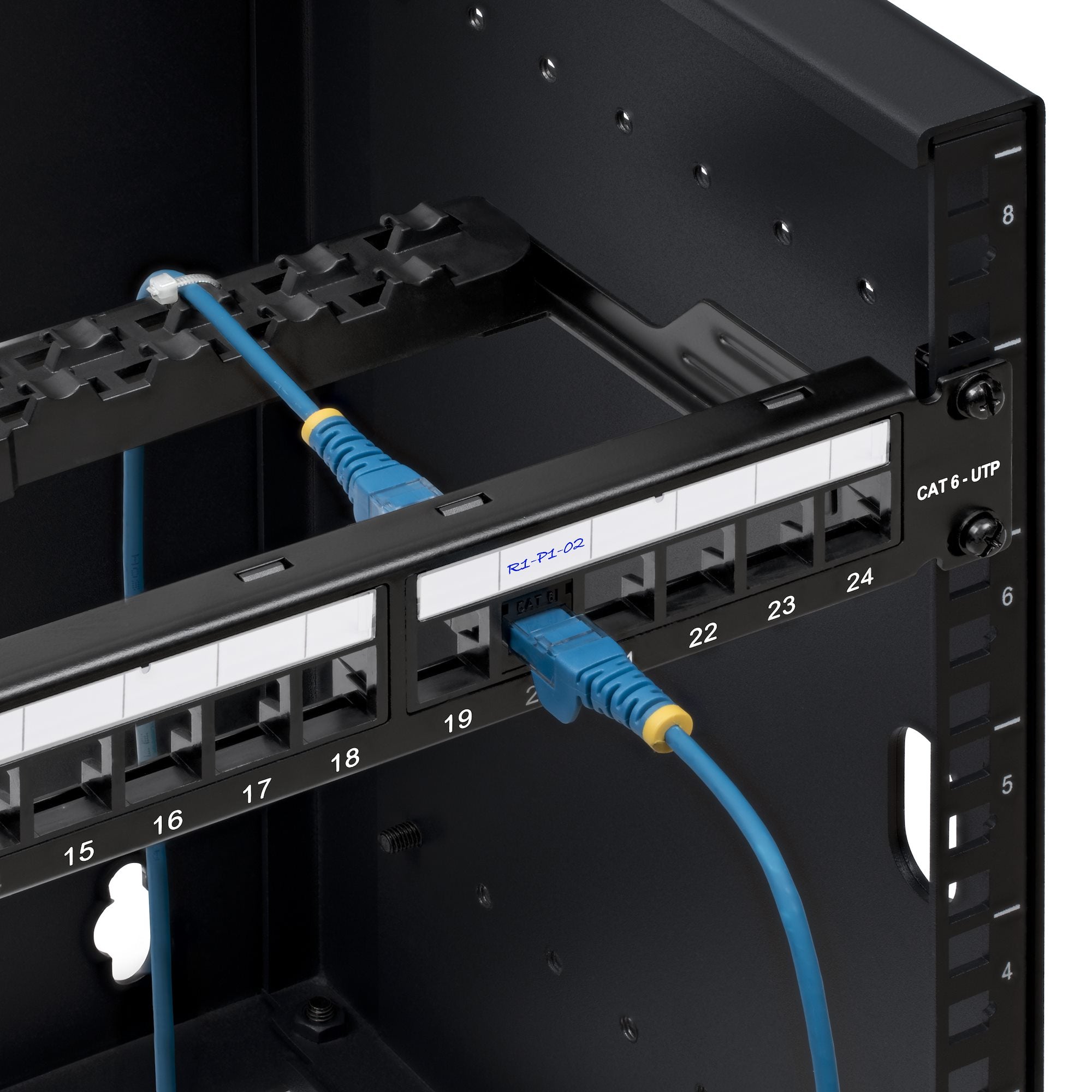 24 Port 1U Blank Keystone Patch Panel