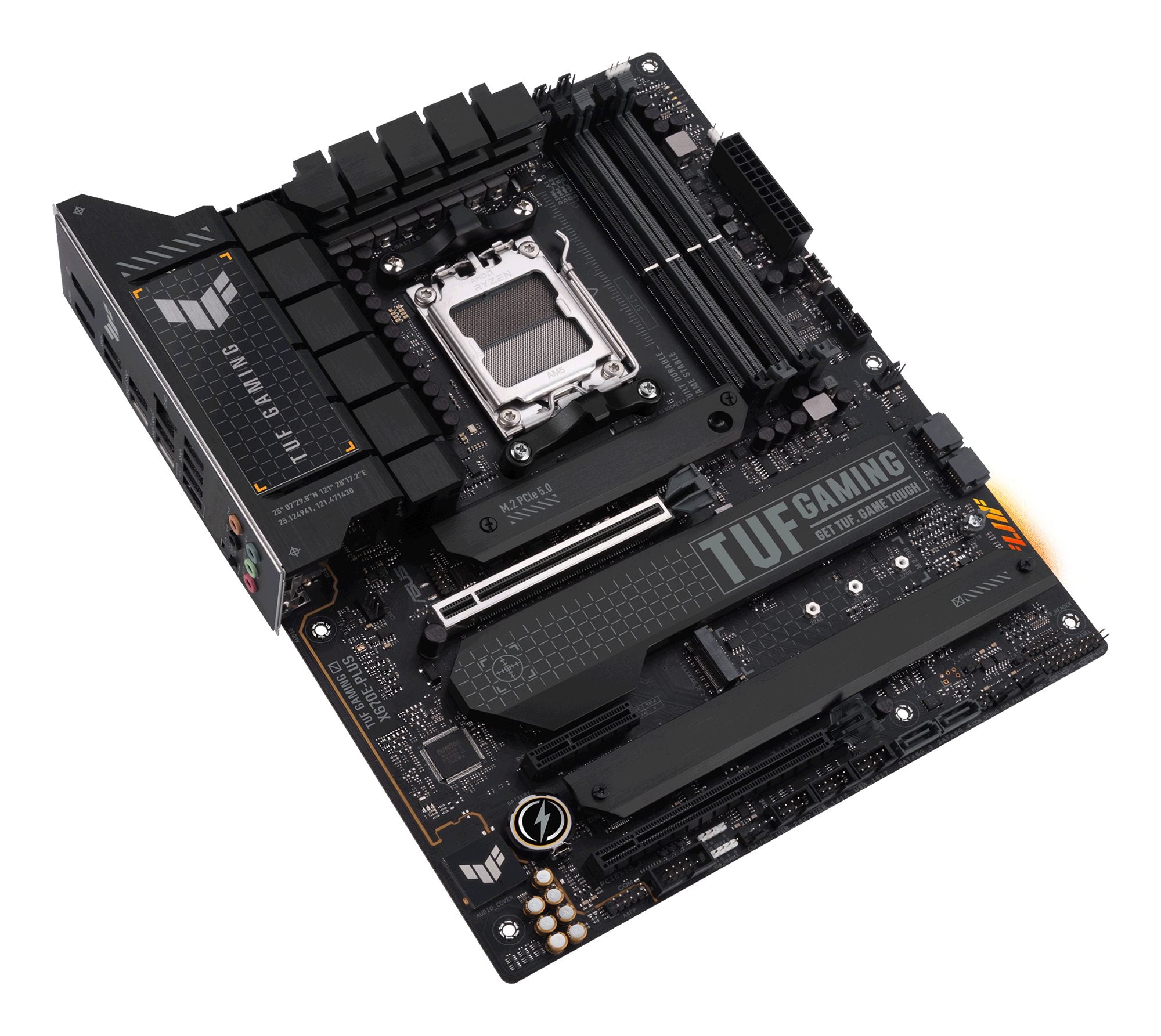 ASUS TUF GAMING X670E-PLUS AM5 Socket 4DDR5 PCIe 5.0 x16 HDMI 2.1 DP 1.4 4xSATA 6Gb/s ATX