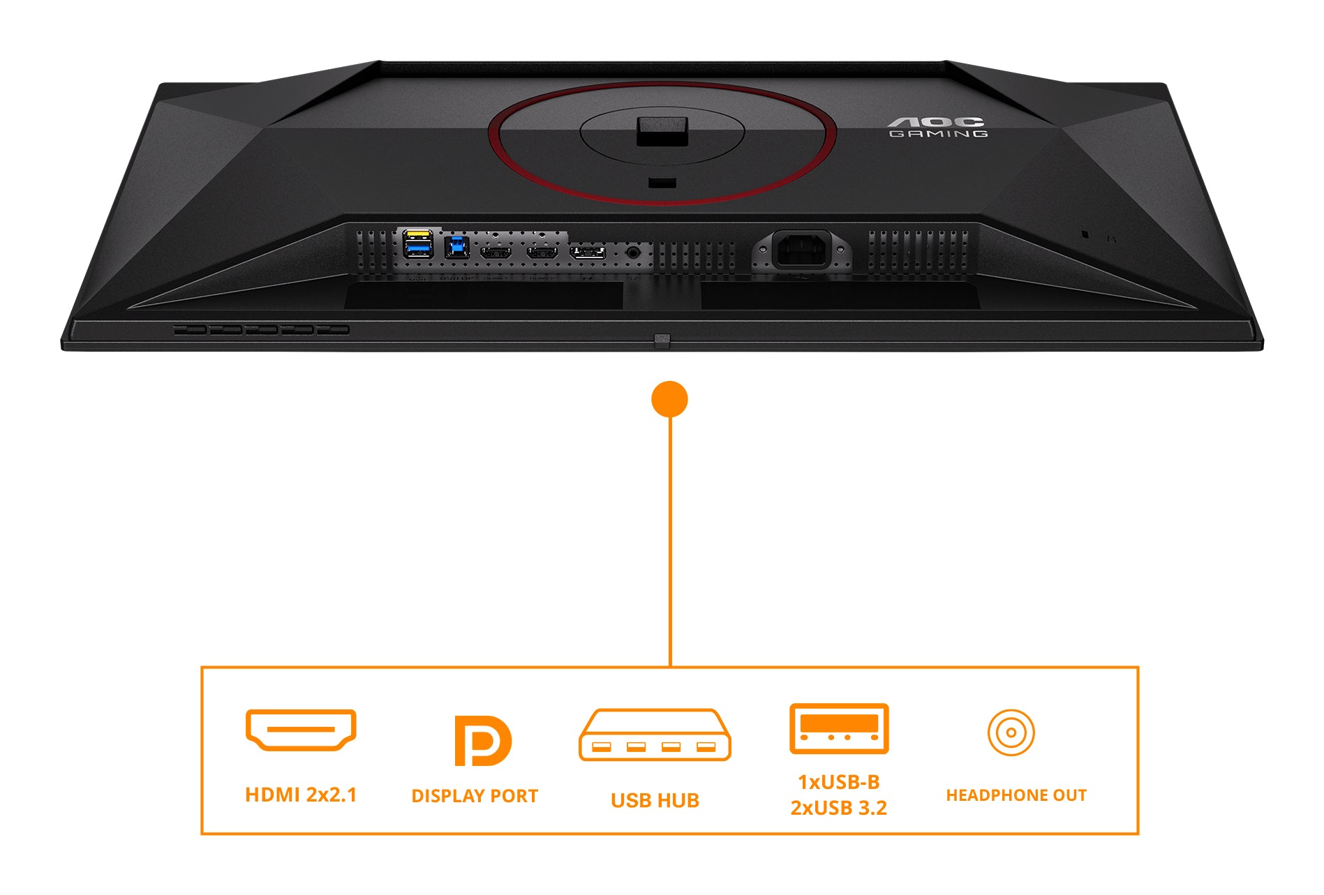 AOC Q27G4SDR 26.5p QHD 360Hz 0.03ms 1000cd/m2 HDMI 2.1x2 DP USB 3.2 HAS
