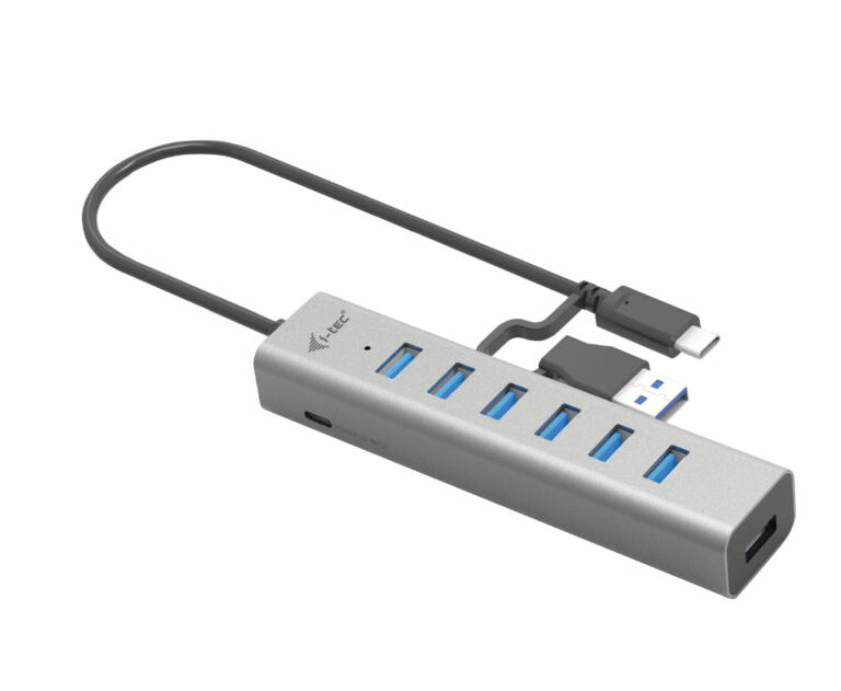 I-TEC USB-C Charging Metal HUB 7 Port without power adapter