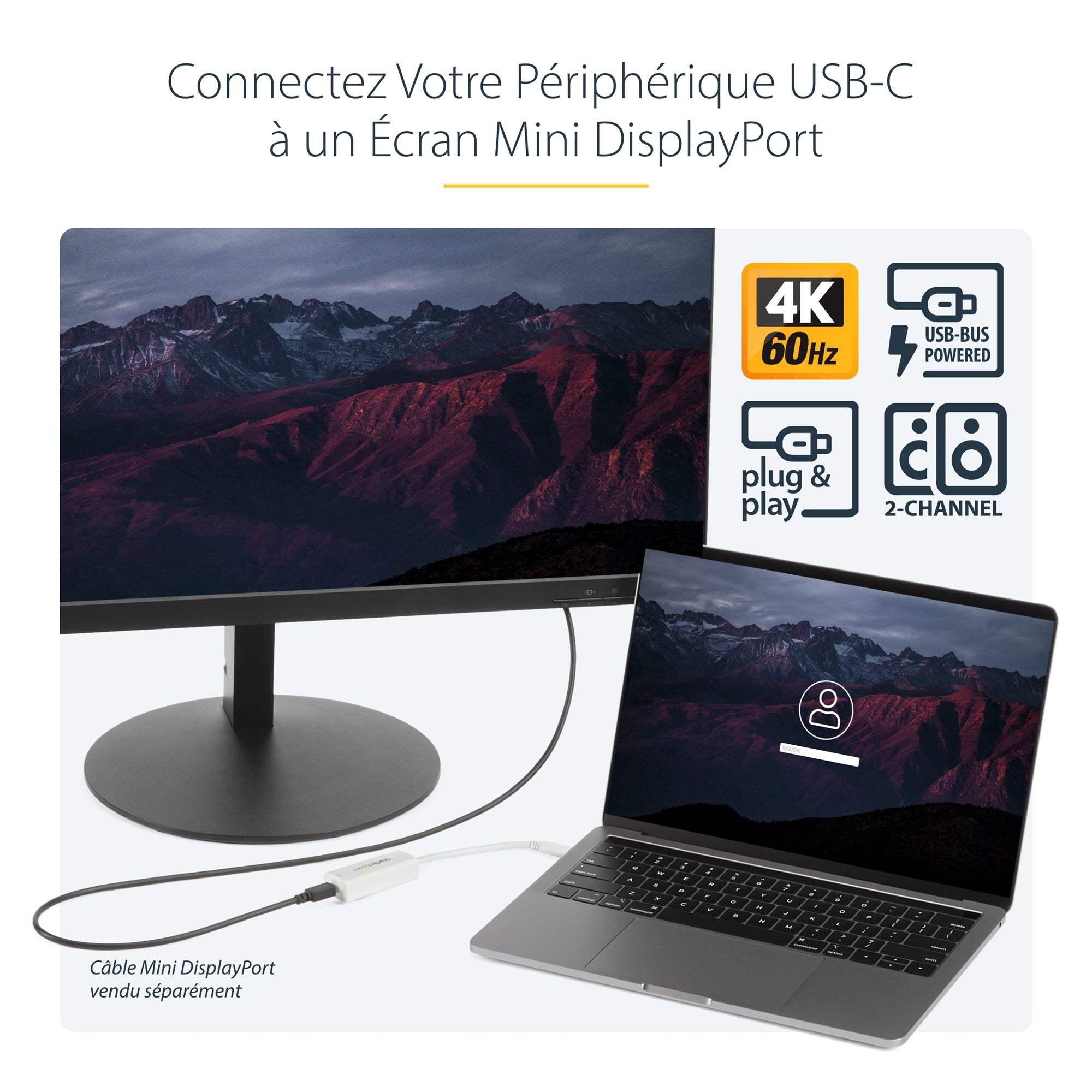 USB-C to Mini DisplayPort Adapter - 4K60