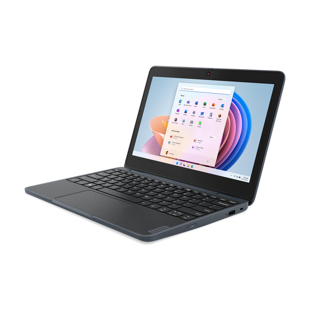 LENOVO 100w G4 Intel N100 11.6p HD 4Go 128Go SSD M.2 2242 PCIe Intel UHD Graphics W11P 1YR Carryin