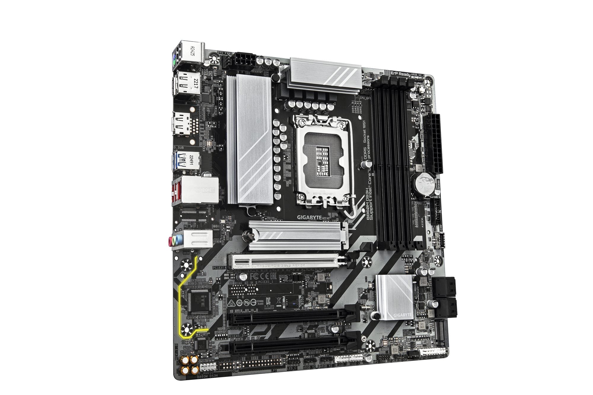 GIGABYTE B860M DS3H carte mere Intel B860 LGA 1851 (Socket V1) micro ATX