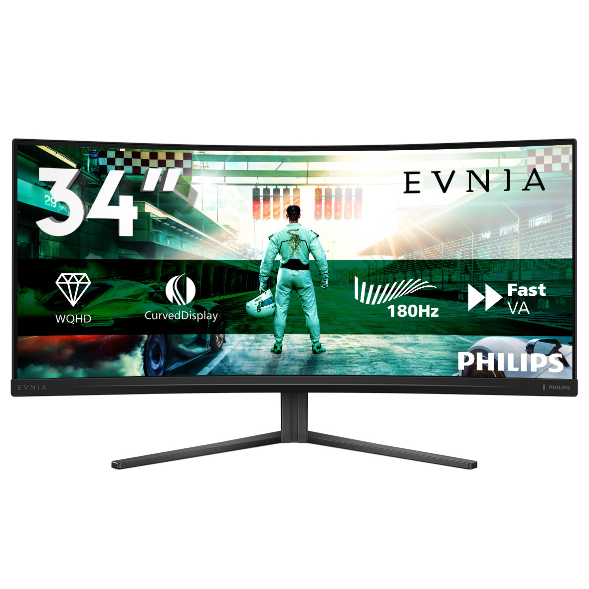 PHILIPS 34M2C3500L 34p VA 3440x1440 HDMI Black/Grey