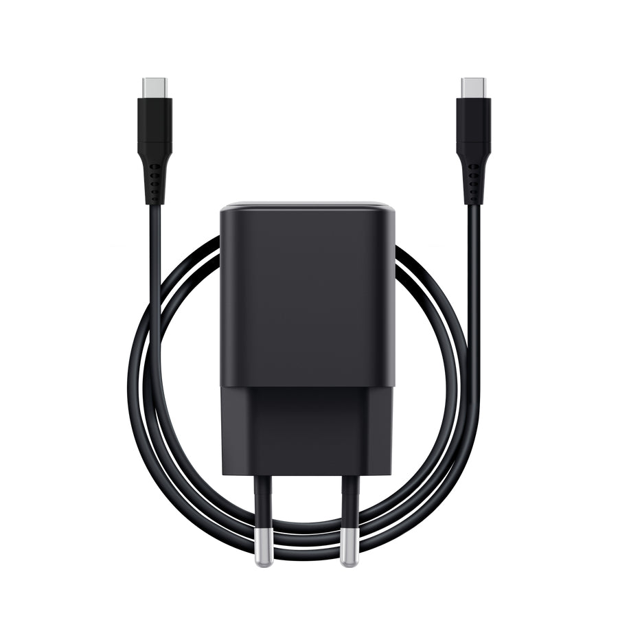 TRUST Alimentation universelle MAXO USB-C 65 watts compacte Apple PC port USB-C - Noire