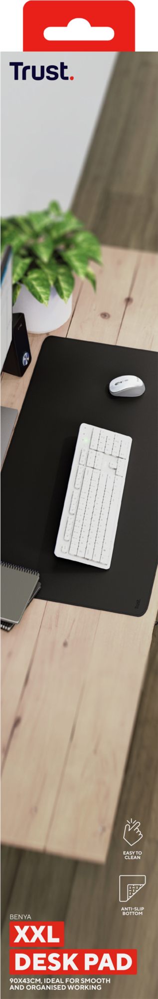 TRUST BENYA XXL DESK PAD - BLACK