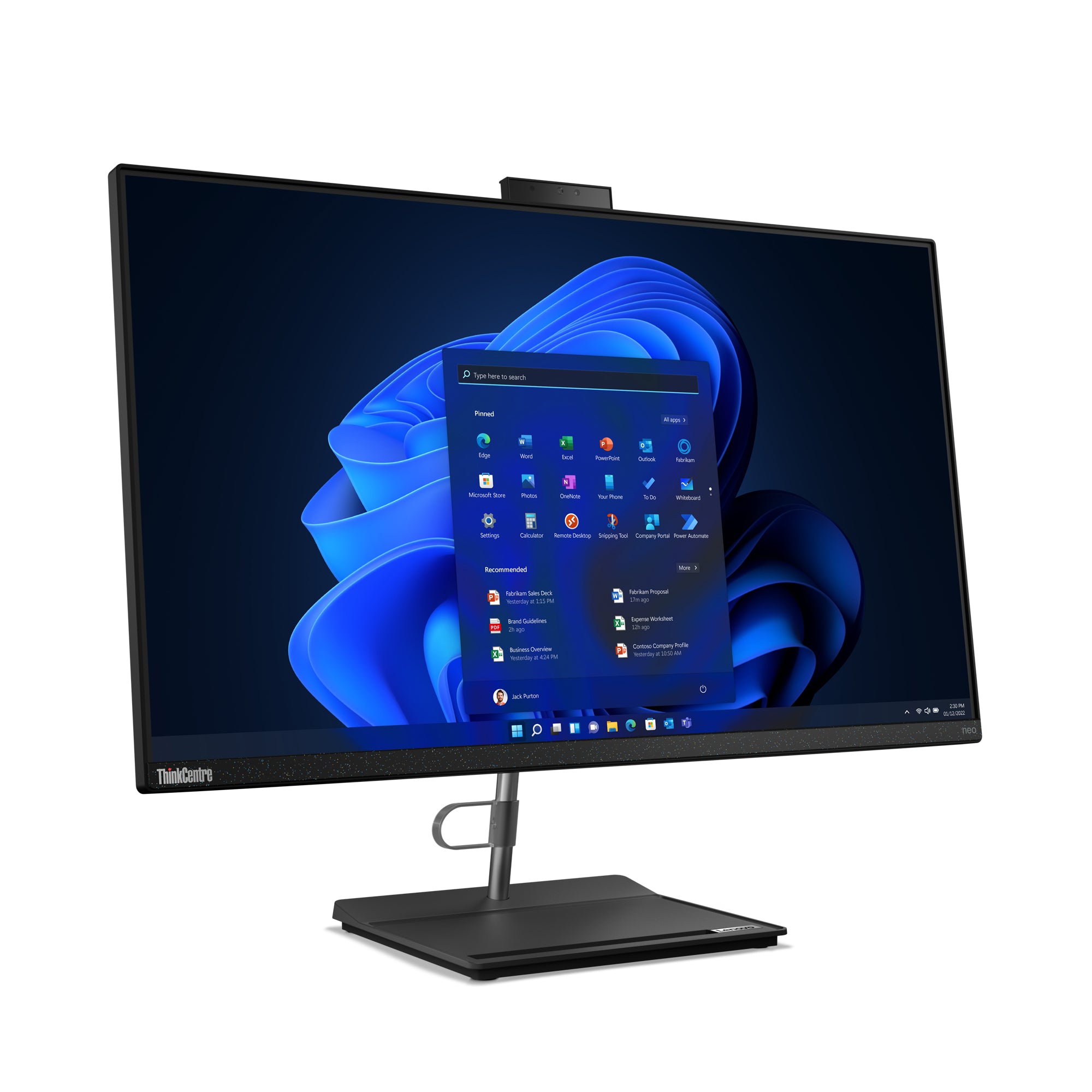 LENOVO ThinkCentre neo 30a 27 Gen 4 Intel Core i5-13420H 27p FHD 16Go 512Go SSD M.2 2280 PCIe Intel UHD Graphics W11P 3YR Onsite