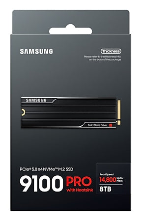 Samsung 9100 PRO 8TB with Heatsink