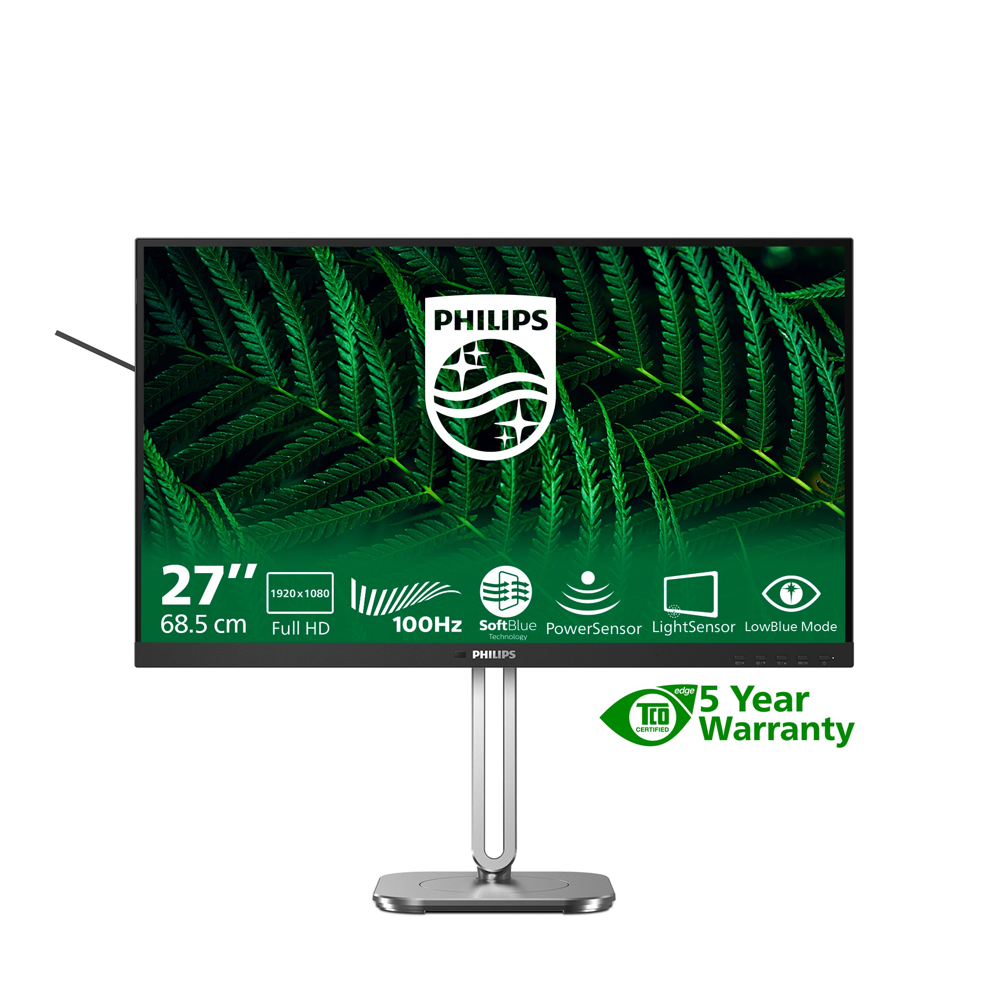 PHILIPS 27B2G5200/00 Ecran 27p FHD LED 16:9 IPS 75Hz D-SUB HDMI 1.4 DP 1.2