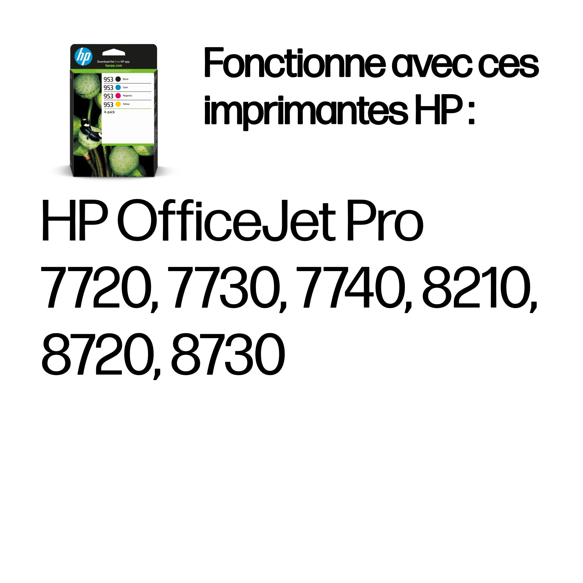 HP 953 CMYK Original Ink Cartridge 4-Pack