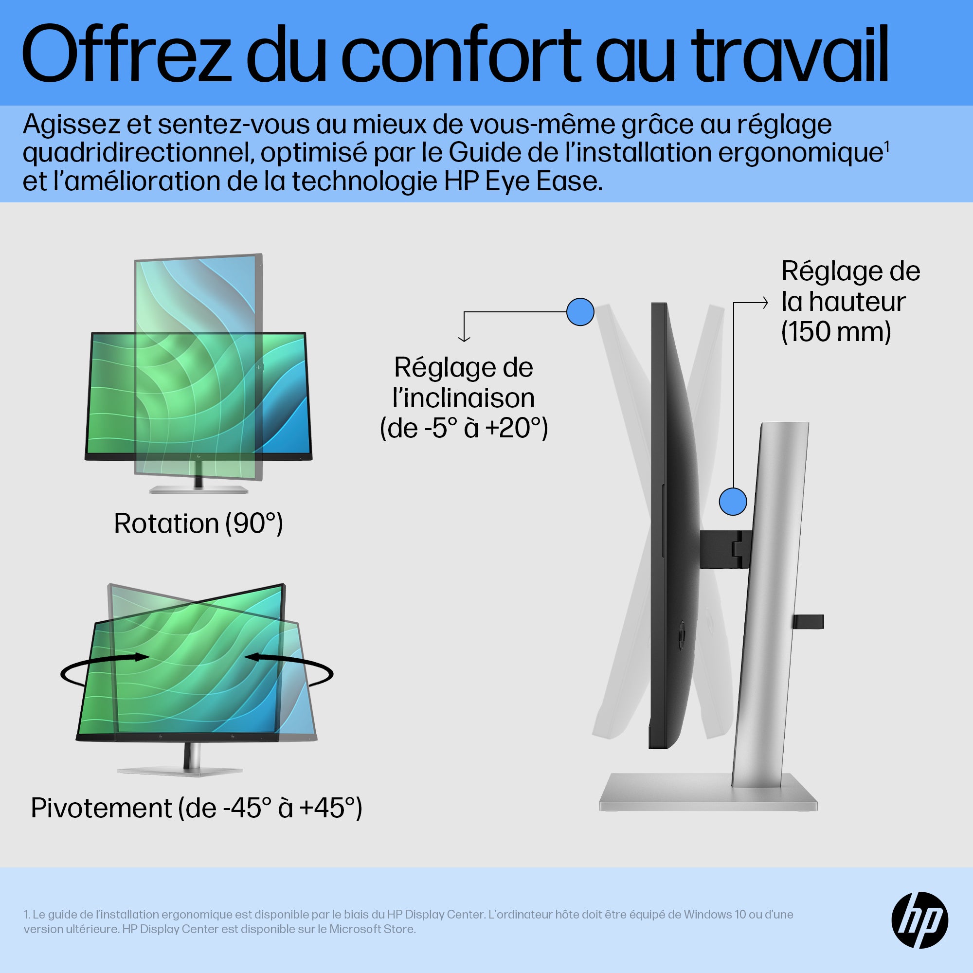HP E27 G5 FHD Monitor écran plat de PC 68,6 cm (27") 1920 x 1080 pixels Full HD LCD Noir