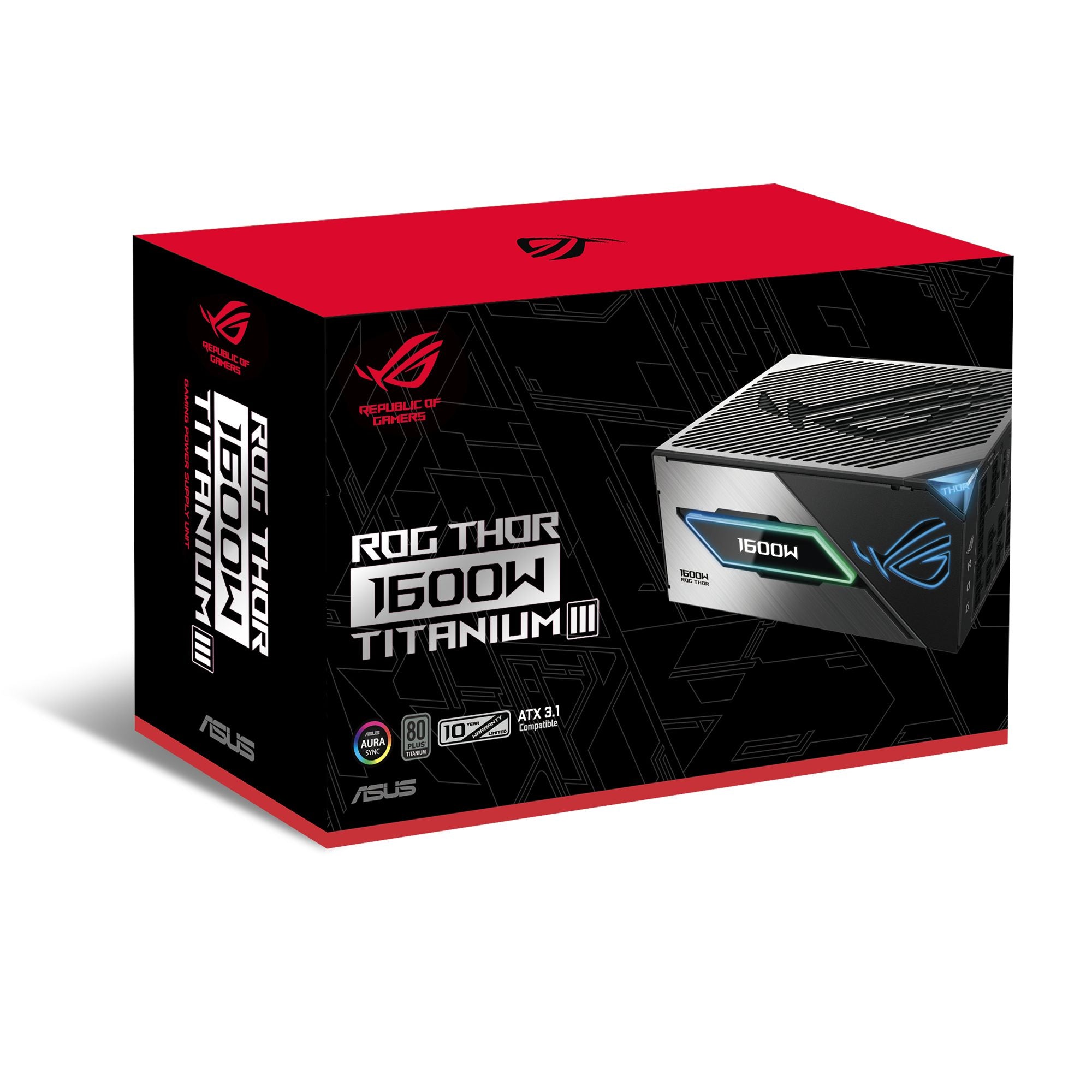 ASUS ROG Thor 1600W Titanium III Gaming PSU ATX 3.1