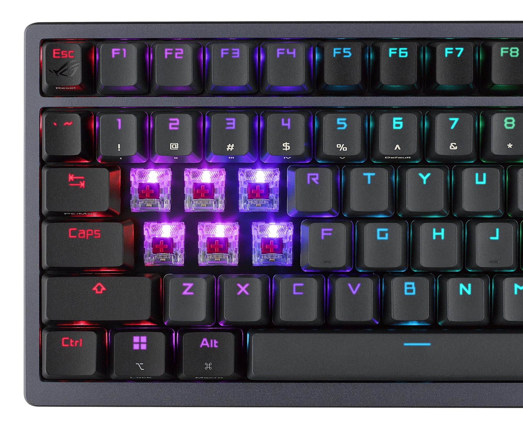 ASUS ROG Azoth clavier Gaming USB + RF Wireless + Bluetooth Noir