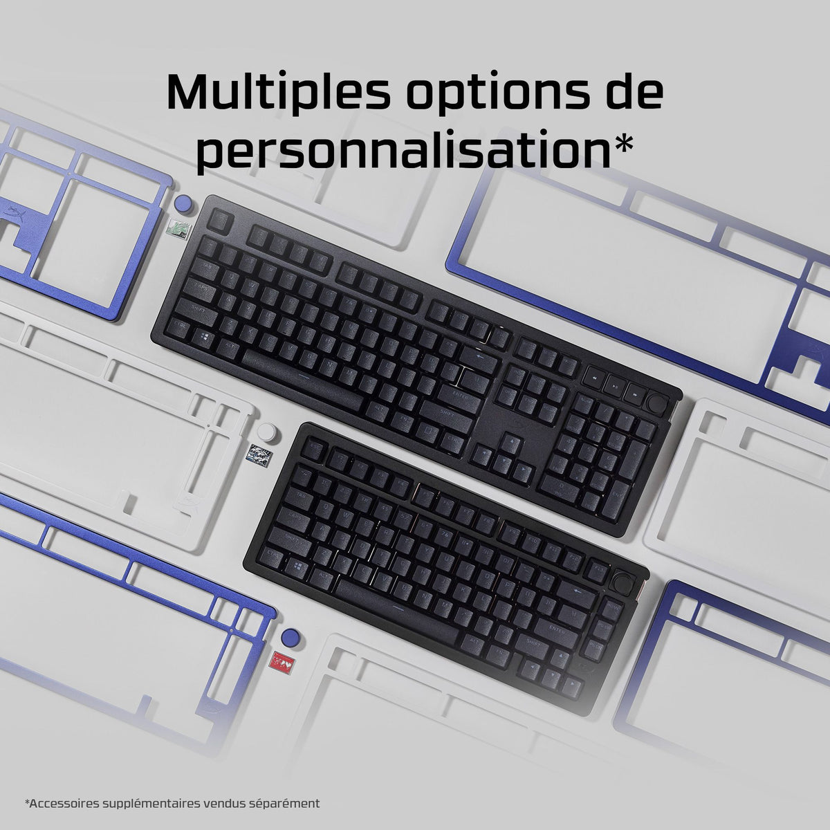 Clavier mécanique HyperX Alloy Rise RGB - Interrupteurs linéaires HyperX - QWERTY US INT