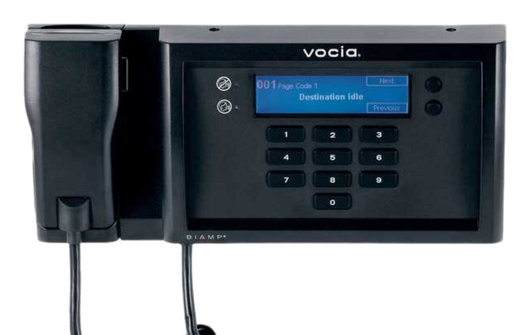 Biamp 10-button wall-mounted call station