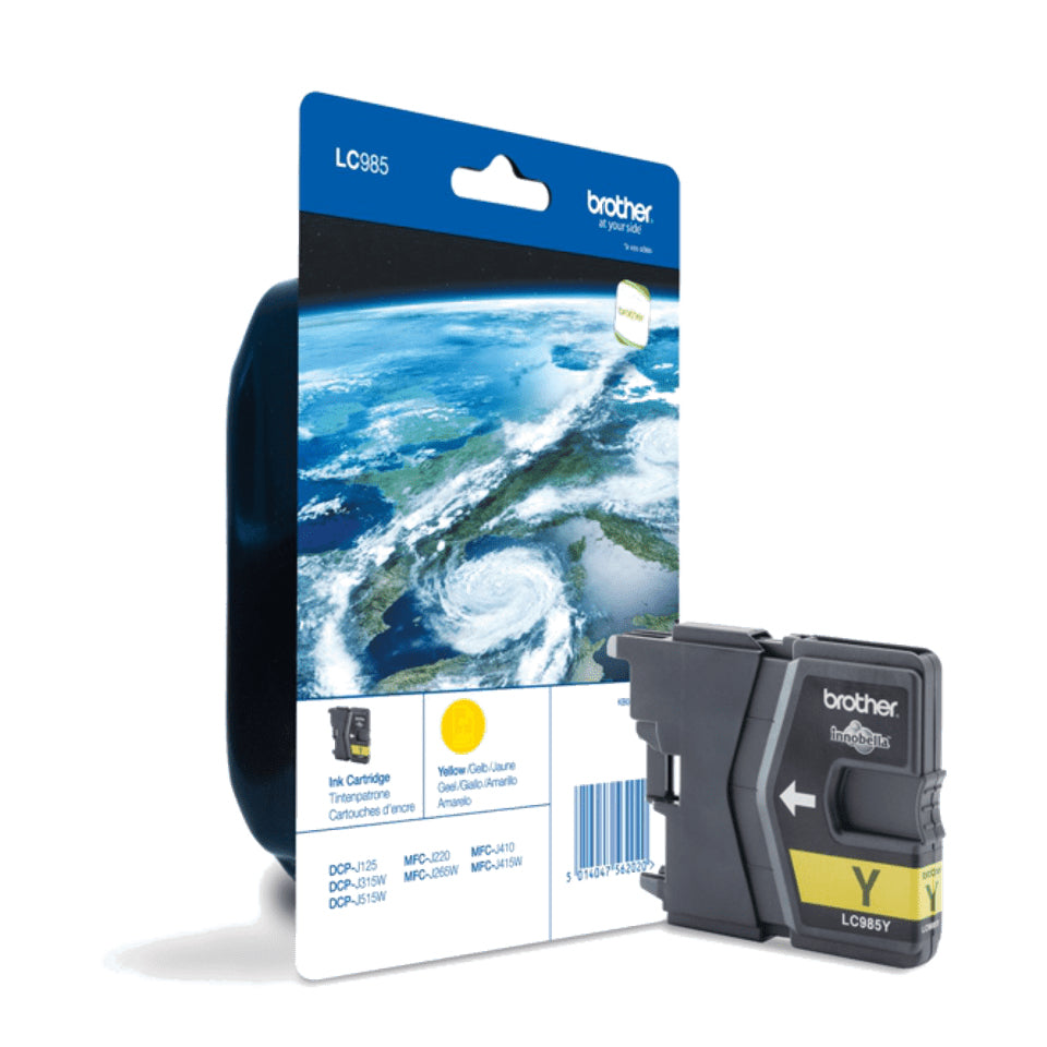 BROTHER LC-985 cartouche encre jaune 260 pages 1-pack blister sans alarme