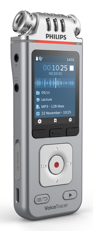 PHILIPS Dictaphone VoiceTracer DVT4115 : Enregistreur audio