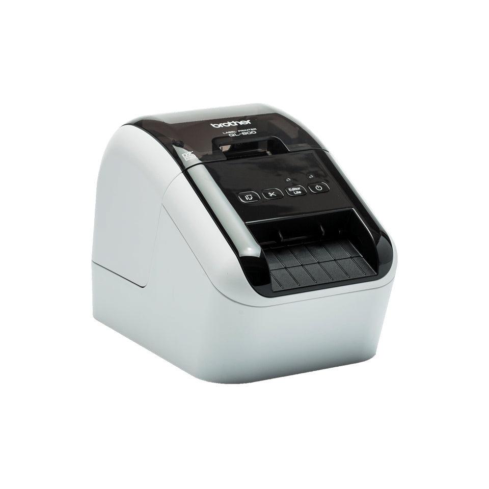 BROTHER QL-800 Label printer two-colour monochrome direct thermal Roll 6.2 cm 300x600dpi 93 labels/min USB cutter Black White