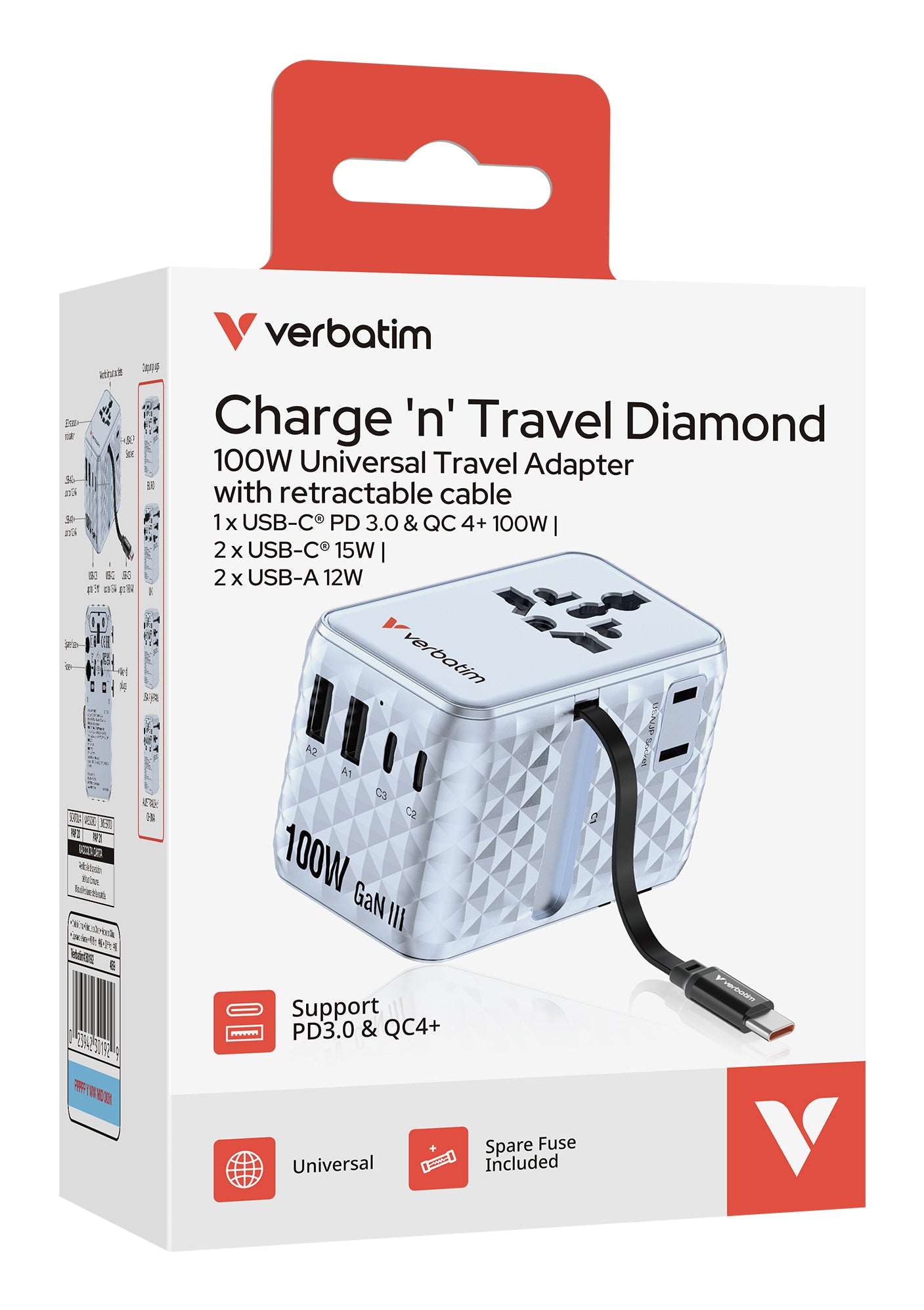 Charge ´n´ Travel 100W Universal Travel