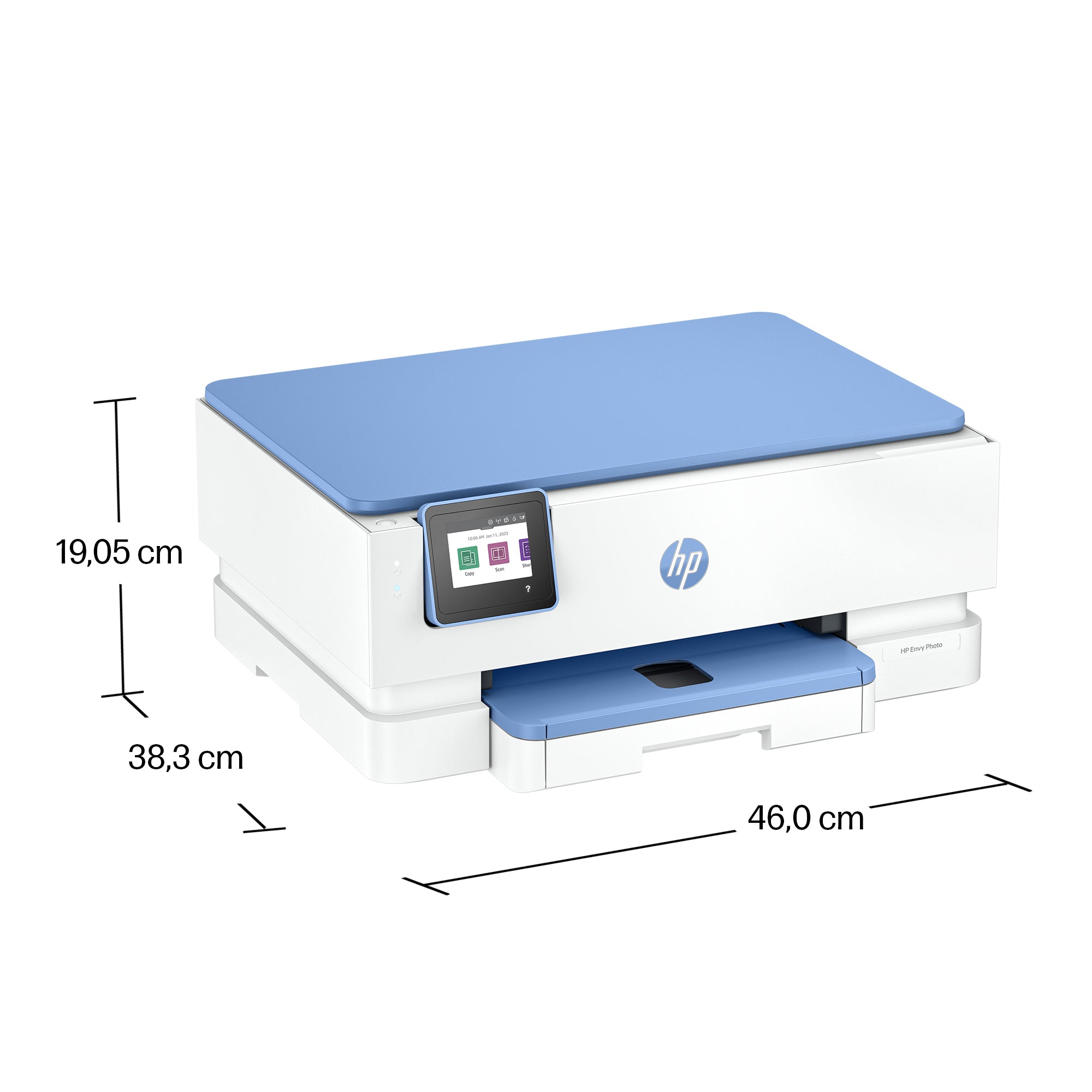 HP Envy Photo 7231 All-in-One Color Inkjet 10ppm Print Scan Copy Photo Printer USB 2.0 Wi-Fi