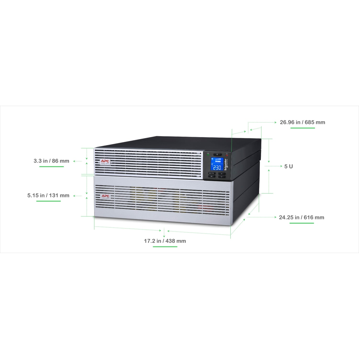 APC Easy UPS On-Line Li-Ion SRVL RT Ext.