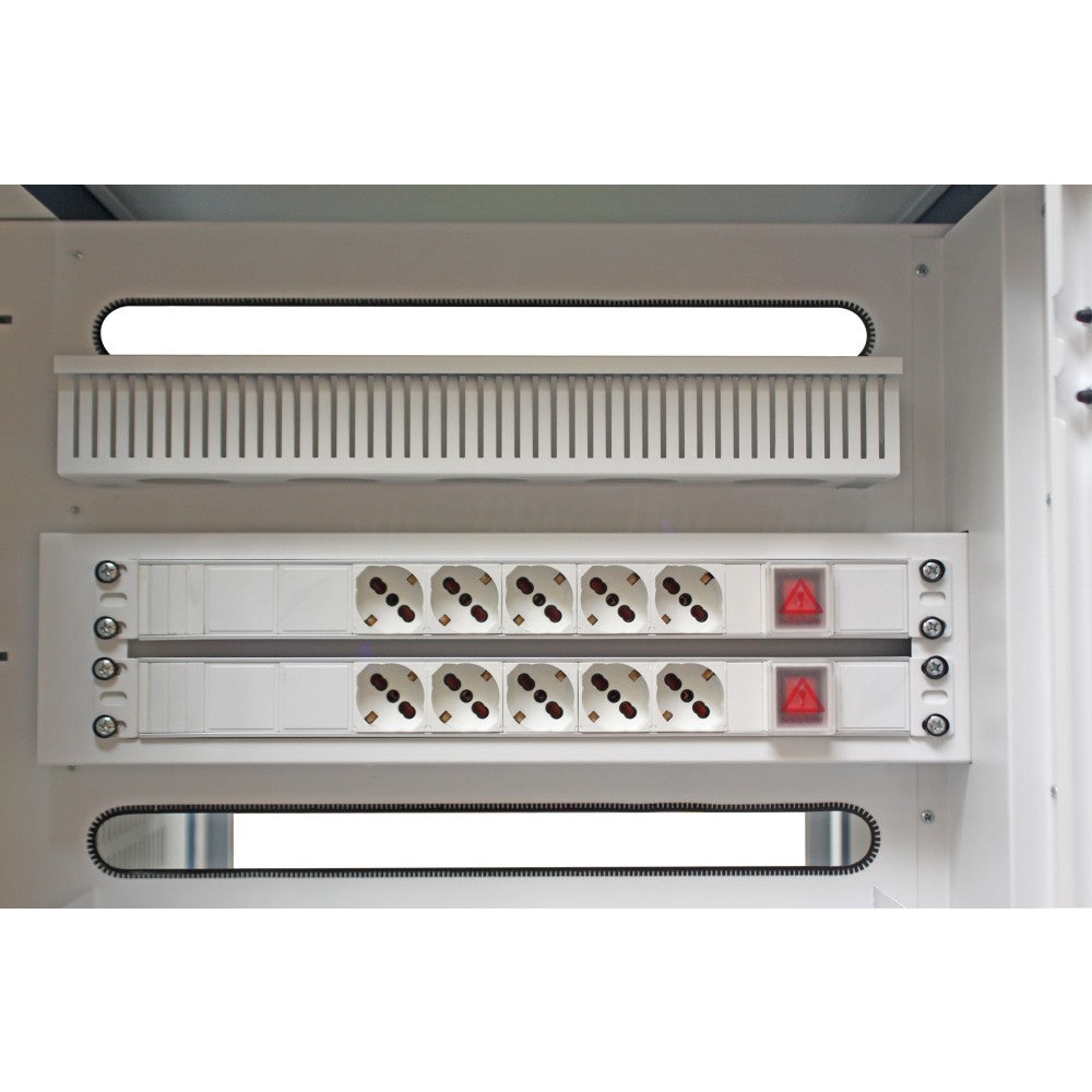 Techly I-CABINET-30DTY Armoire de chargement pour 30 ordinateurs portables tablettes 30 prises AC 230V