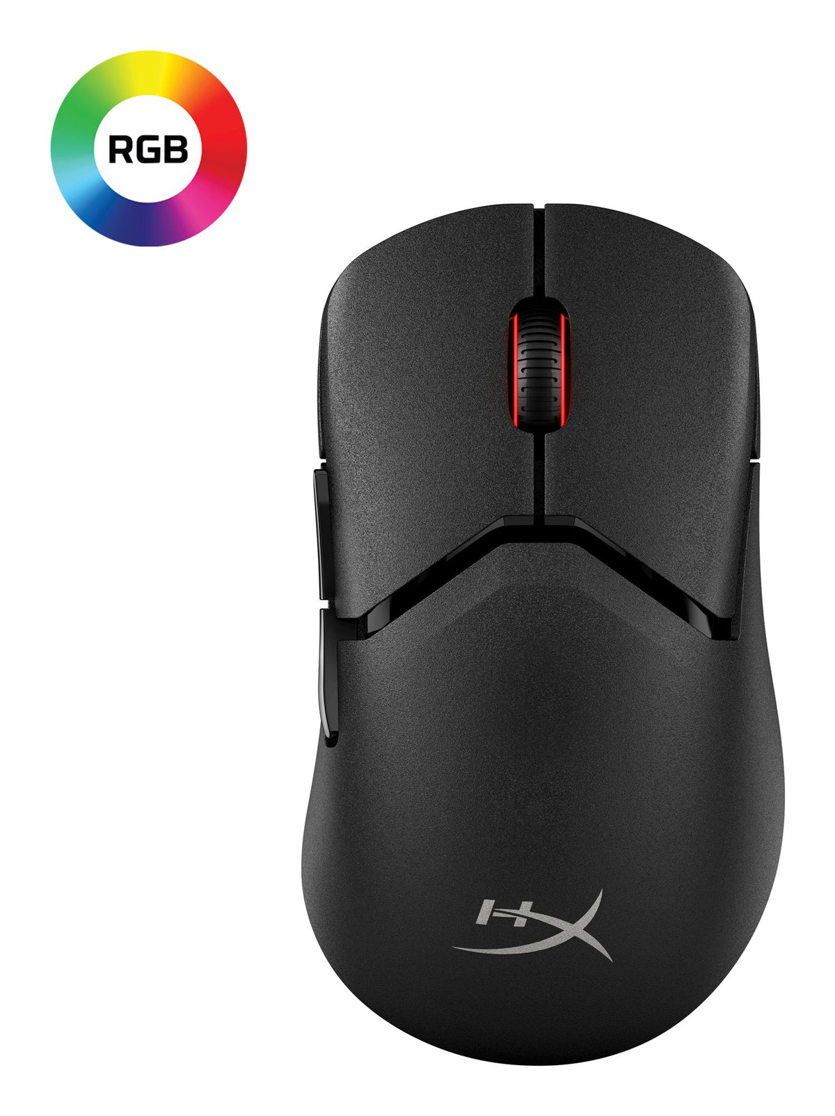 Souris de jeu sans fil HyperX Pulsefire Saga Pro (Noire)