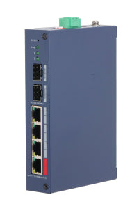 DAHUA- Switch indus. 4 ports PoE (90W), 2 SFP - CHS4206-4ET-