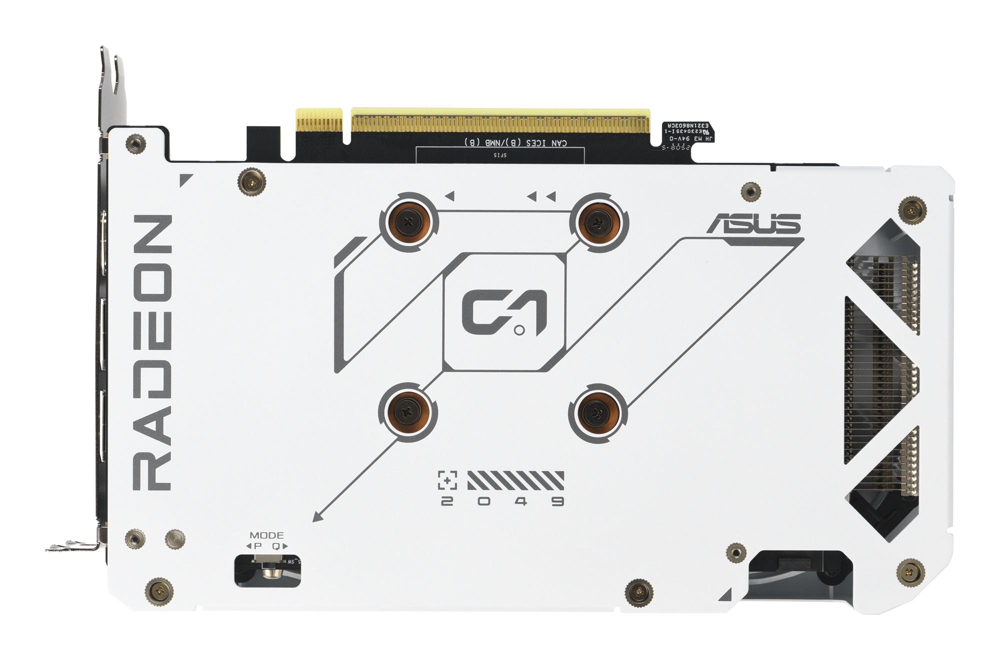 ASUS DUAL RX 9060 XT 16Go GDDR6 2xDP 1xHDMI WHITE