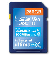 256GB SDXC CL10 UHS2 U3 V60