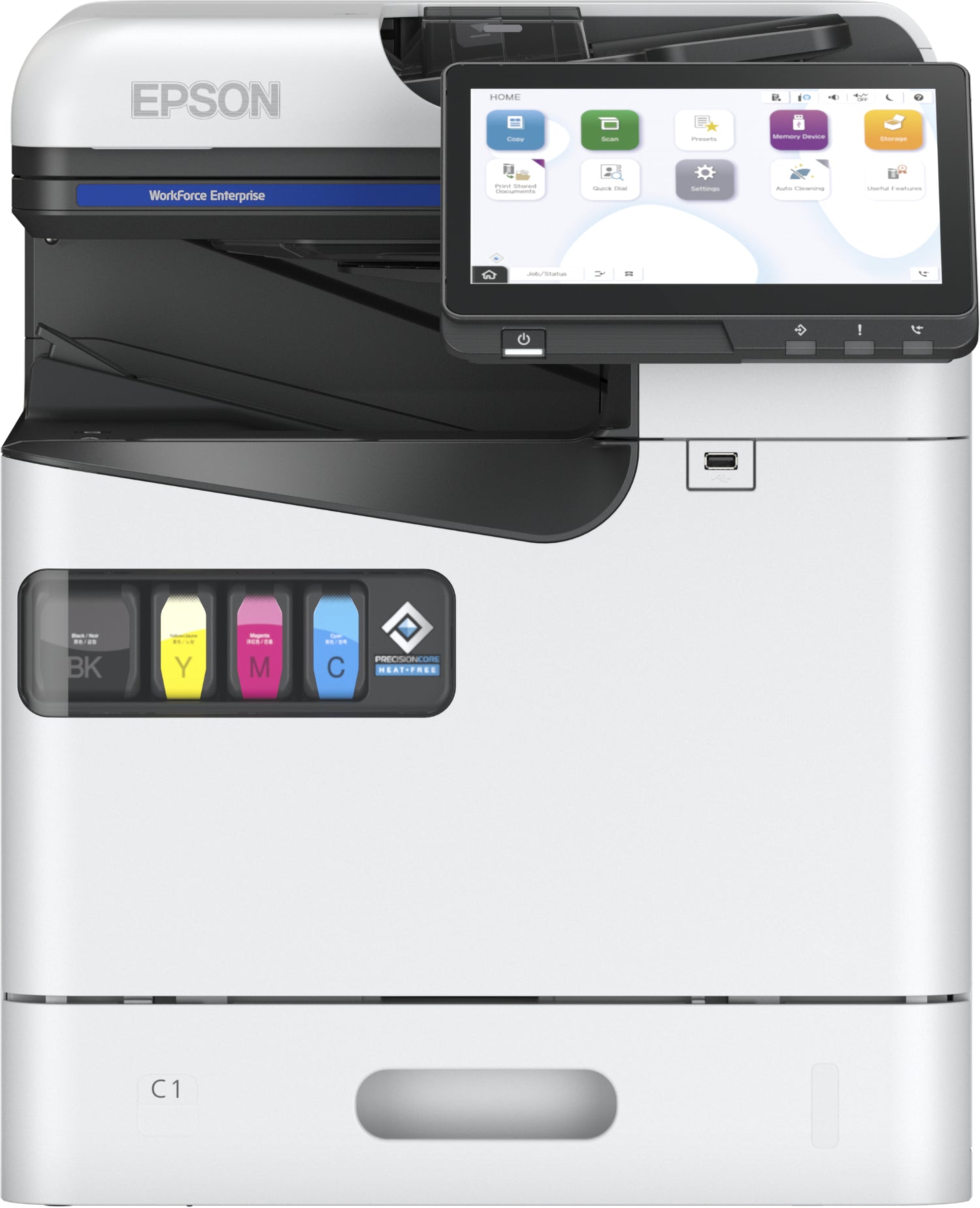 Epson WorkForce Enterprise AM-C400 - appareil d'impression tout-en-un - impression, numérisation, copie, fax 600 x 1200 DPI A4 DUPLEX DADF 40ppm Wi-Fi AirPrint
