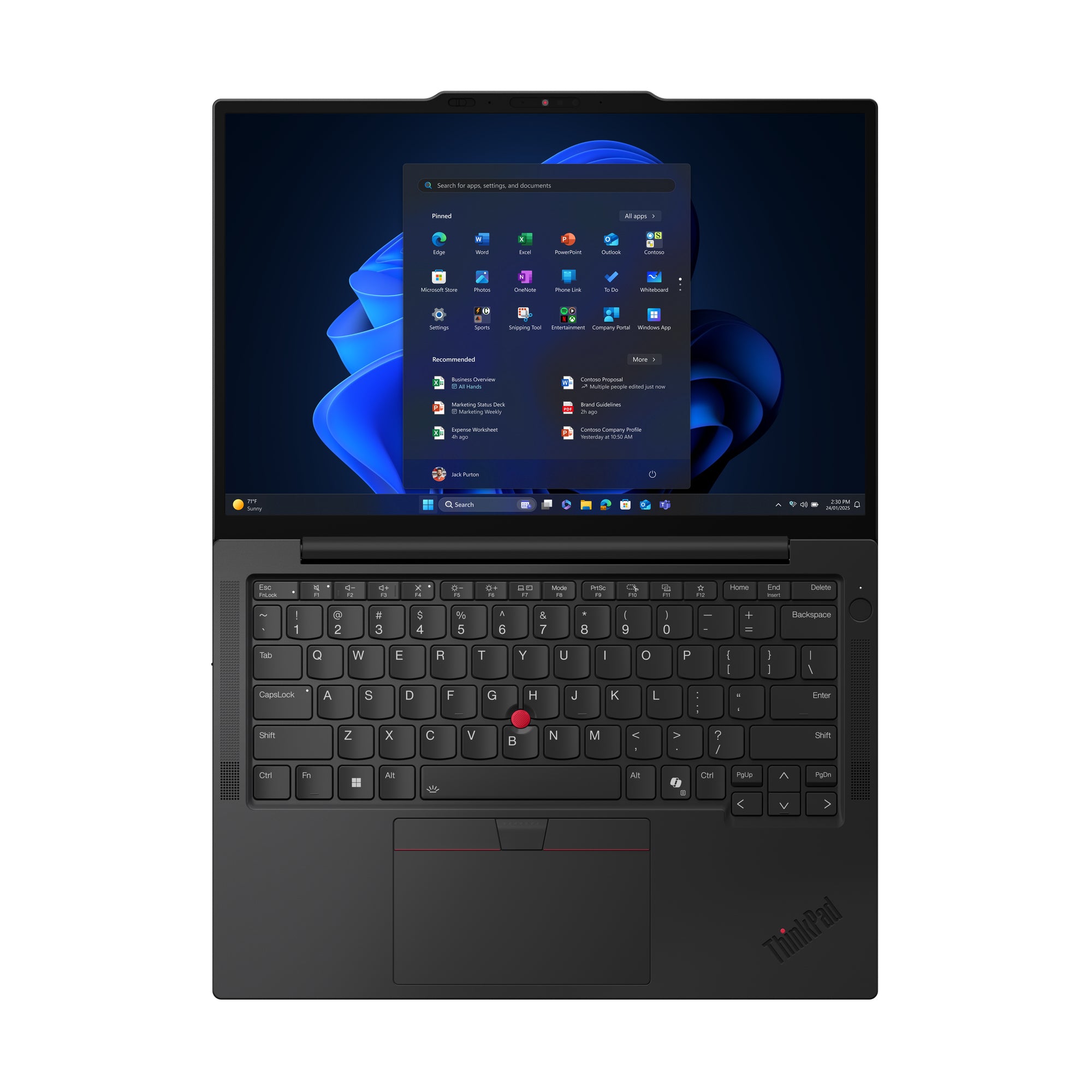 LENOVO ThinkPad X13 G6 Intel Core Ultra 7 255U 13.3p WUXGA 16Go 512Go SSD M.2 2280 PCIe Intel Graphics W11P 3YR Carryin