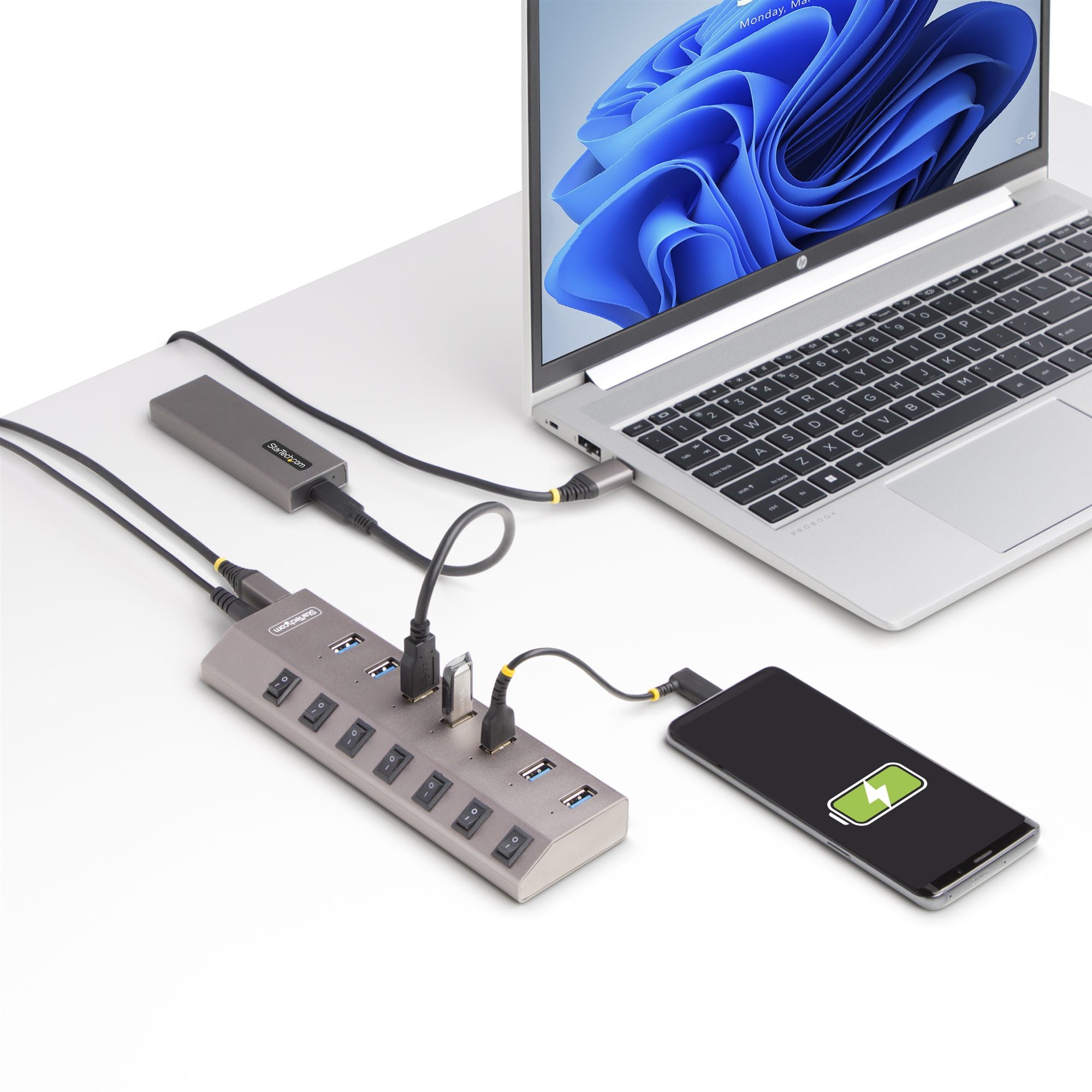 Startech 7-Port Self-Powered USB-C Hub