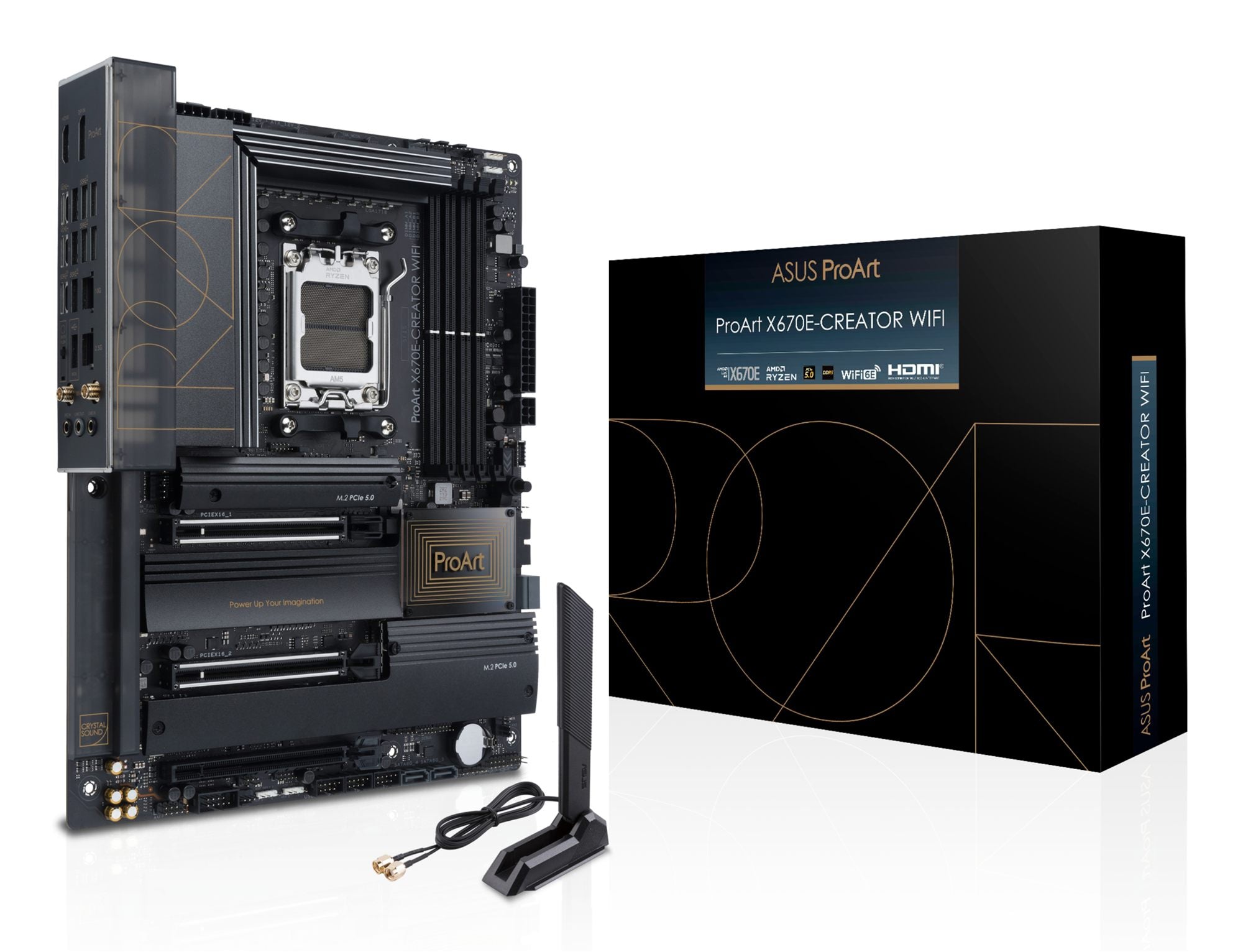 ASUS ProArt X670E-CREATOR WIFI AM5 ATX MB 4xDIMM DDR5 4xM.2 4xSATA