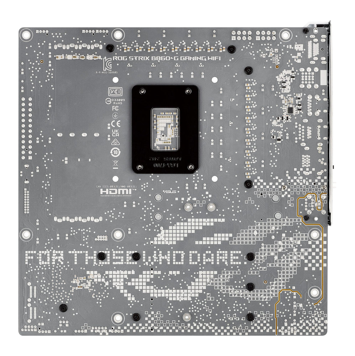 ASUS ROG STRIX B860-G GAMING WIFI LGA1851 DDR5 micro ATX MB 1xHDMI 1xDP 1xThunderBolt 4xM.2 4xSATA