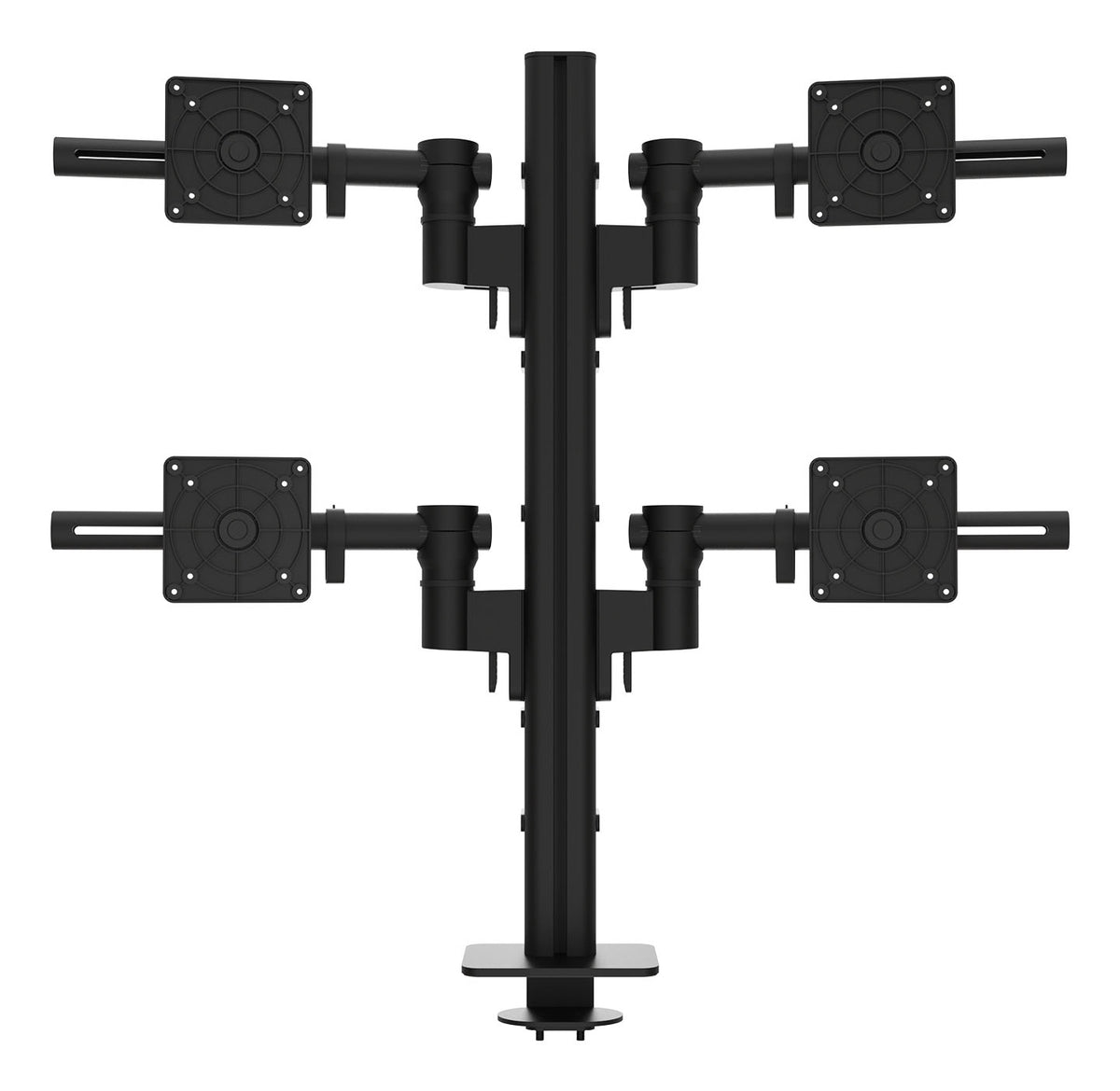 DATAFLEX Bras à fixer / pincer Viewgo 48.243-4 écrans, noir
