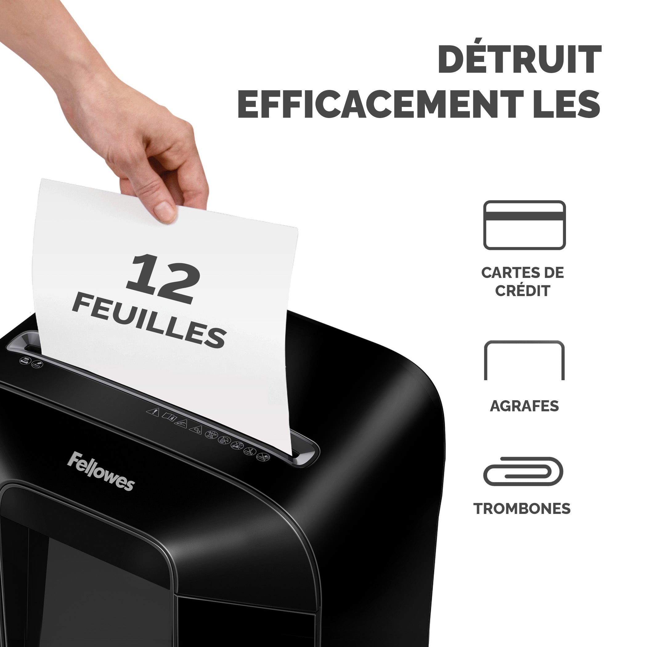 FELLOWES Powershred LX85 Shredder Cross Cut 230V EU