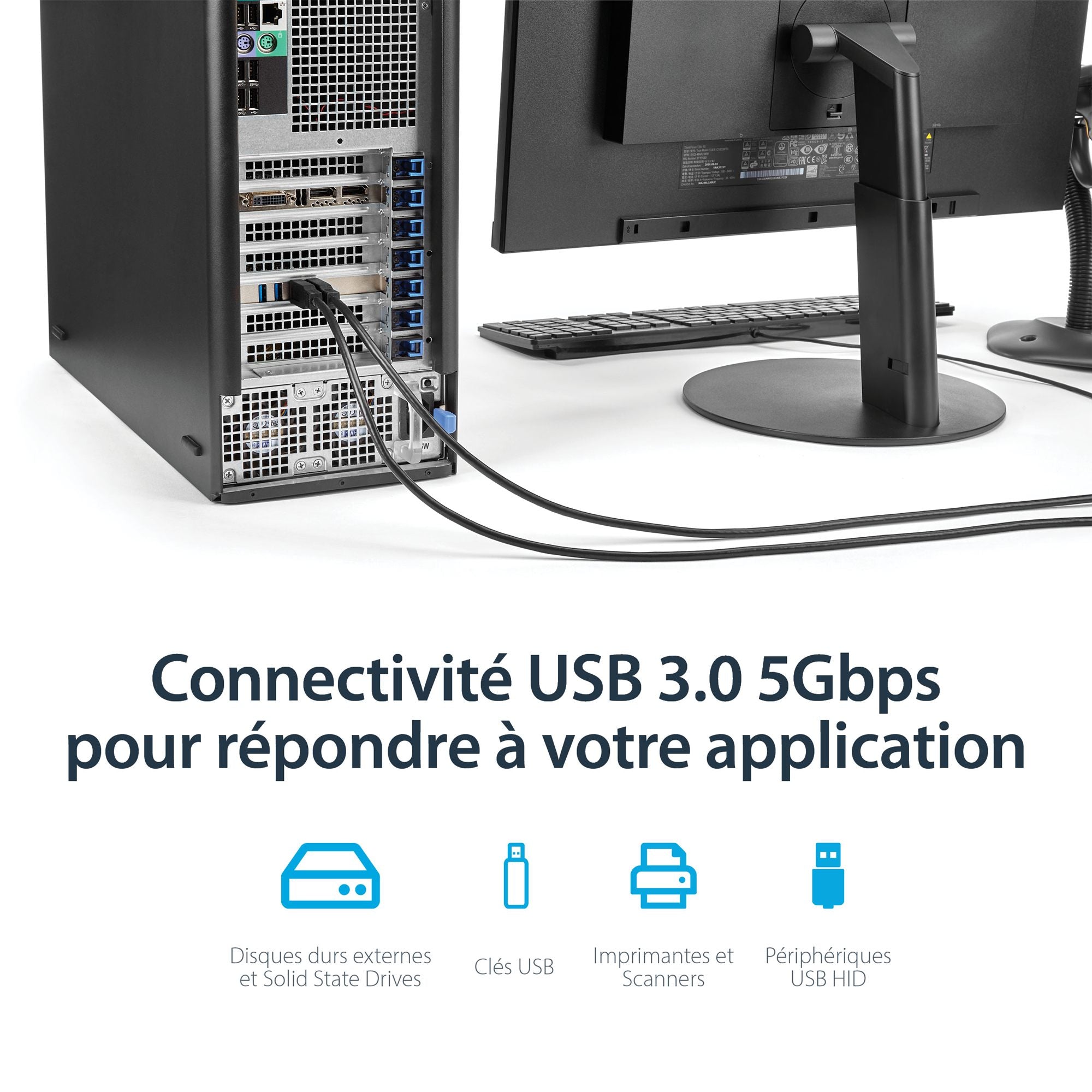 4 Port PCIe USB 3.0 Card w/4 Channels