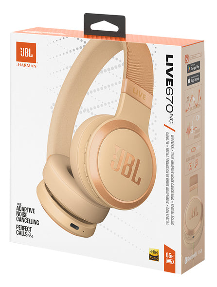 JBL Live 670NC Sandstone