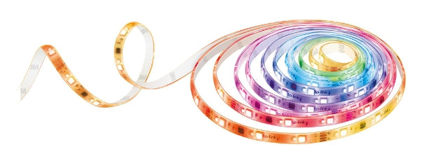 TP-LINK Smart Light Strip Multicolor 2.4 GHz Wi-Fi 802.11b/g/n one 16.4 ft/5m RGBW+IC LED light strip 1000lm 2500K-6500K tunable
