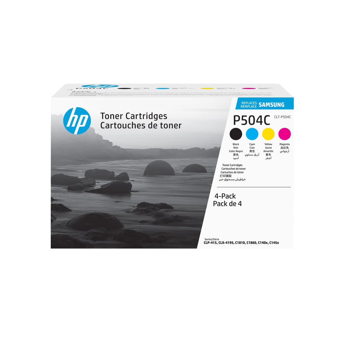 SAMSUNG CLT-P504C/ELS 4-pk CYMK Toner Crt