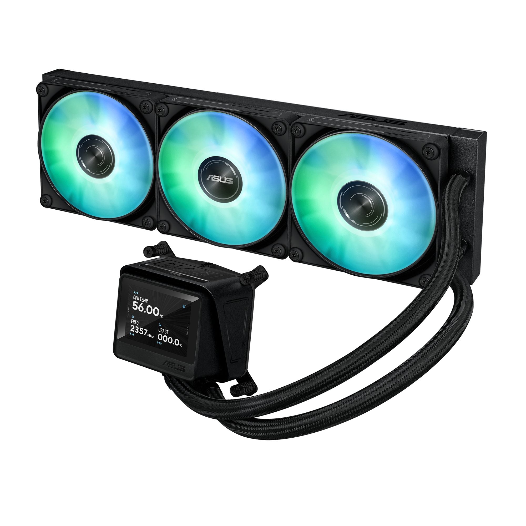 ASUS MAX GAMING LC 360 ARGB LCD all-in-one liquid CPU cooler