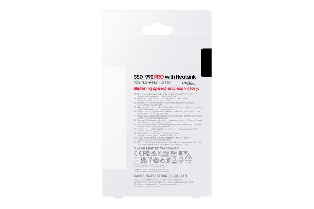 990 Pro M.2 NVMe 2TB+heatsink