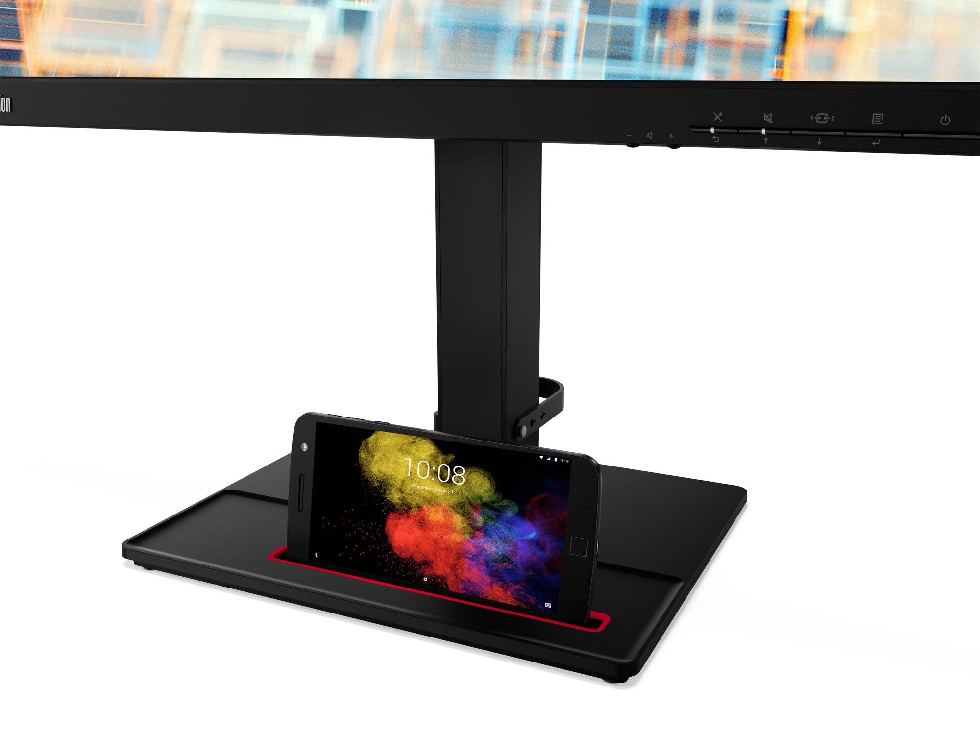 LENOVO ThinkVision T22v-20 - FULL HD - 22p - 75 Hz - IPS - 250 cd/m2 - 1000:1 - 4 ms - HDMI VGA DisplayPort - haut-parleurs