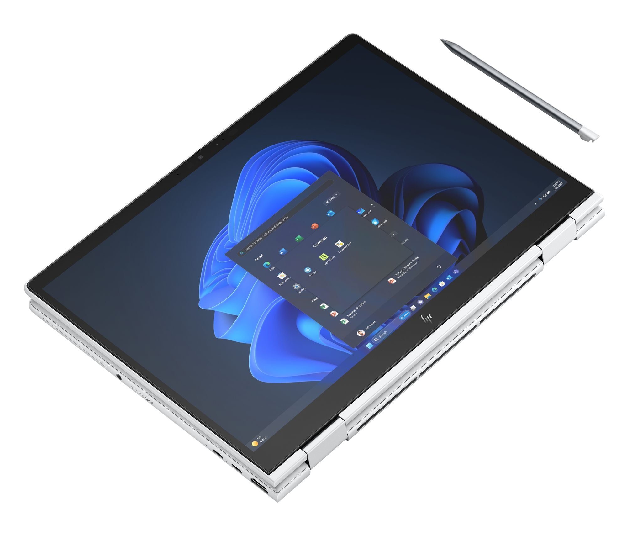HP EliteBook 8 G1i Flip IA Nouvelle génération Intel Core Ultra 5 225U 13.3p WUXGA 16Go 512Go SSD UMA W11P Copilot + PC 3/3/0