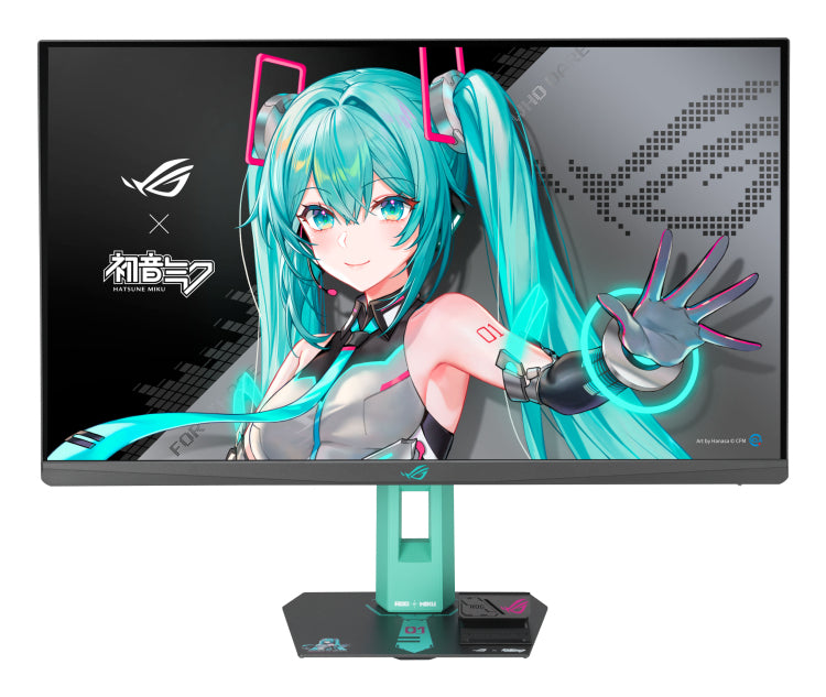 "ASUS ROG Strix XG27ACMEG-G Hatsune Miku Edition écran plat de PC 68,6 cm (27"") 2560 x 1440 pixels Wide Quad HD LCD Multicolore"